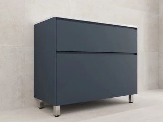 Тумба под раковину напольная Style Line Лима ЛС-00002349 100 см графит